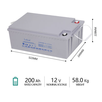 200Ah Sealed Lead Acid Agm AGM Ups Deep Cycle Battery