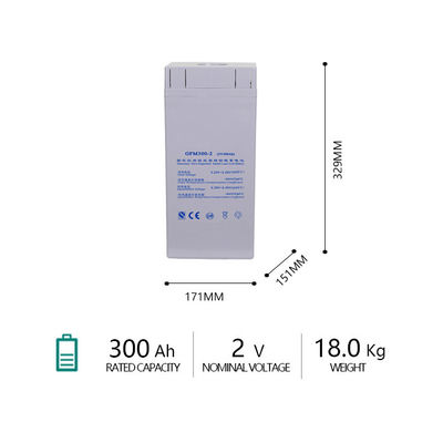 Valve Vrla Agm Battery 2V 300Ah Deep Cycle Battery Backup